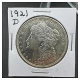 1921-d Morgan Silver Dollar