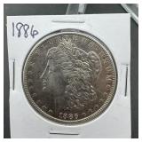 1886 Morgan Silver Dollar