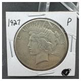 1927 Peace Silver Dollar