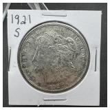 1921-s Morgan Silver Dollar
