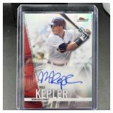 Max Kepler Topps Finest Autograph Card
