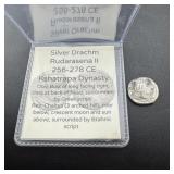 Ancient Silver Drachm Coin