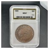 1889 Morgan Dollar MS67
