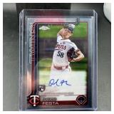 David Festa Rookie Autograph Card