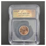 2025 Penny Ms67 Last Year Of Issue