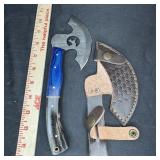Lmk Hatchet W/ Leather Sheath (8')