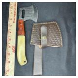 Lmk Hatchet W/ Leather Sheath (8')