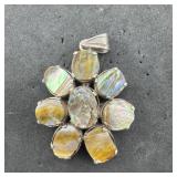 Sterling Silver Abalone Pendant
