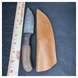 Lmk Hunting Knife W/ Leather Sheath (8')