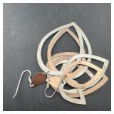 Sterling Silver Milor Italy Earrings
