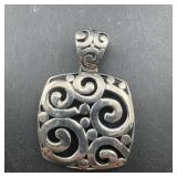 Sterling Silver Filigree Pendant