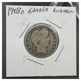 1908-O Barber Silver Quarter