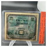 1944 France 2 Francs