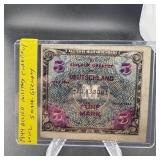 1944 Germany 5 Mark Note