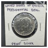 Dwight Eisenhower Proof Silver Coin
