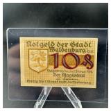 Germany 10 Pfennig Note