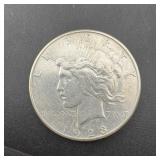 1923-s Peace Silver Dollar