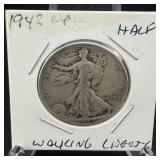 1943 Walking Liberty Half SILVER
