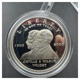 2003-S Wright Brothers Proof Silver Dollar