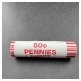 Error Nickel Roll Wrapped In Penny Roll