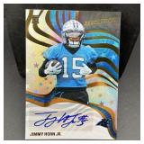 Jimmy Horn Jr Revolution Rookie Autograph Football