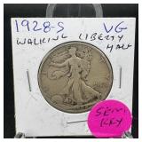 1928-S Walking Liberty Half SILVER