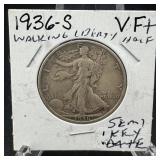 1936-S Walking Liberty Half SILVER