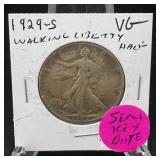 1929-S Walking Liberty Half SILVER