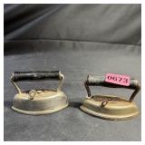 (2) Miniature Sad Irons
