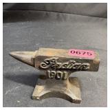1901 Indian Miniature Anvil