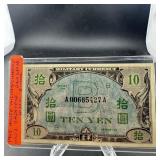 WW2 Allied Military Currency Japan