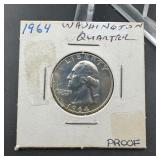 1964 Washington Silver Quarter