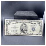 1953a $5 Silver Certificate