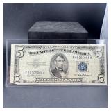 1953a $5 Silver Certificate