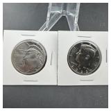 2025 & 2026 Bu Kennedy Half Dollars (2 Coins)