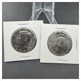 2025 & 2026 Bu Kennedy Half Dollars (2 Coins)
