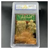 1997 Joe Namath 23kt Gold Foil Card Gem Mint 10