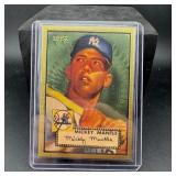 Mickey Mantle 24K Gold Foil Reprint