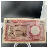 Nigeria 1 Pound Note (Central Bank)