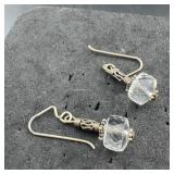 Sterling Silver Crystal Earrings