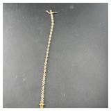 Sterling Silver Cz Tennis Bracelet