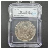 1921-D Morgan Dollar ICG