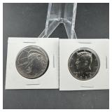 2025 & 2026 Bu Kennedy Half Dollars (2 Coins)