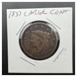 1837 Large Cent