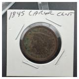 1845 Large Cent