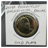 2014-D Roosevelt Dime & Presidential Dollar