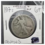 1917-S Walking Liberty Silver Half Dollar