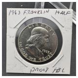 1963 Franklin Silver Half Dollar