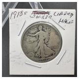 1918-S Walking Liberty Silver Half Dollar