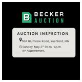 Inspection Dates: Sunday, May 3rd: 11 A.m-2 P.m.